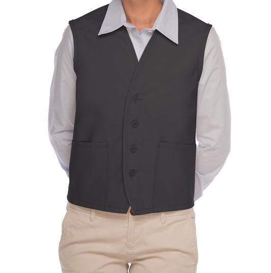 Uniform Vests in Charcoal Gray